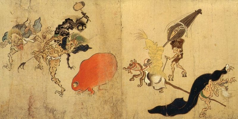 Hyakki Yagyō Emaki, 1500-tal.