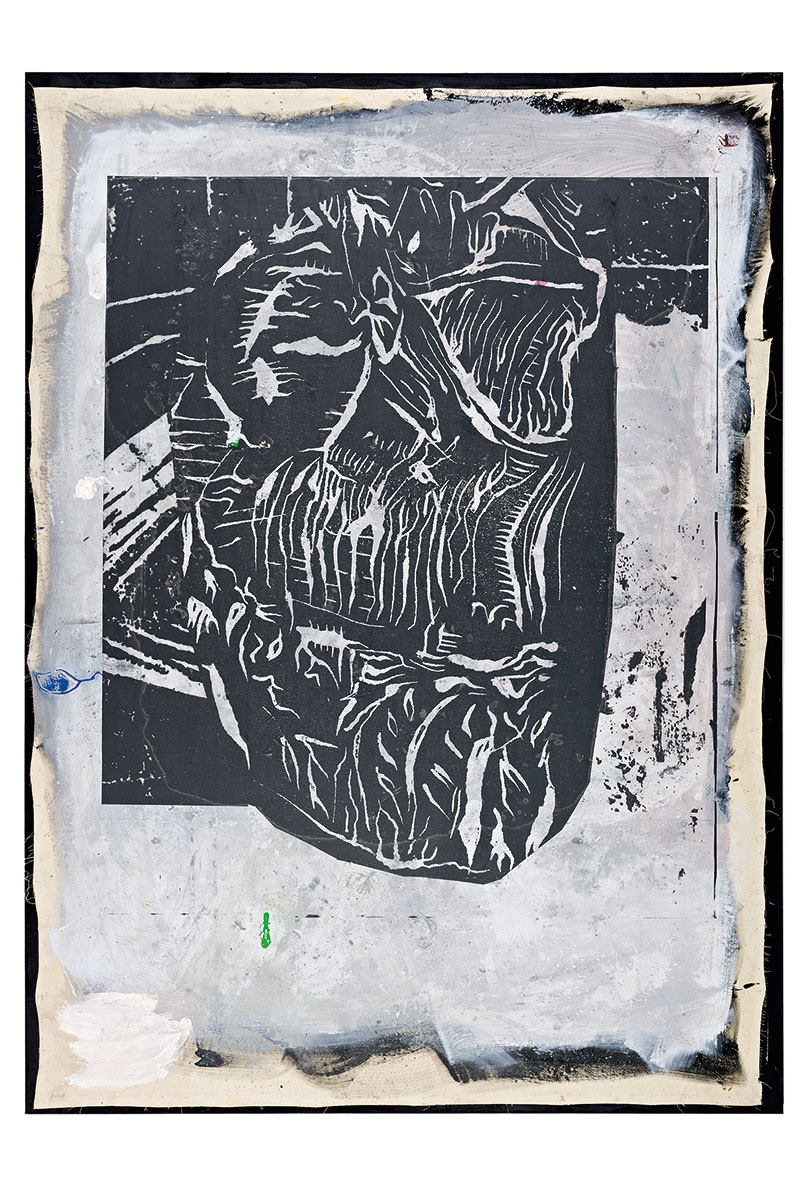 „Sthenos“ 2018. Akryl och Goauche på duk. 219x160cm „Sthenos“ 2018. Akryl och Goauche på duk. 219x160cm