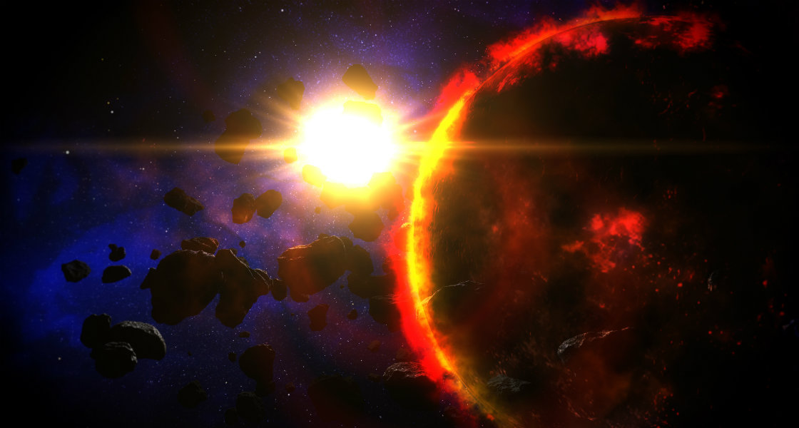Dying planet