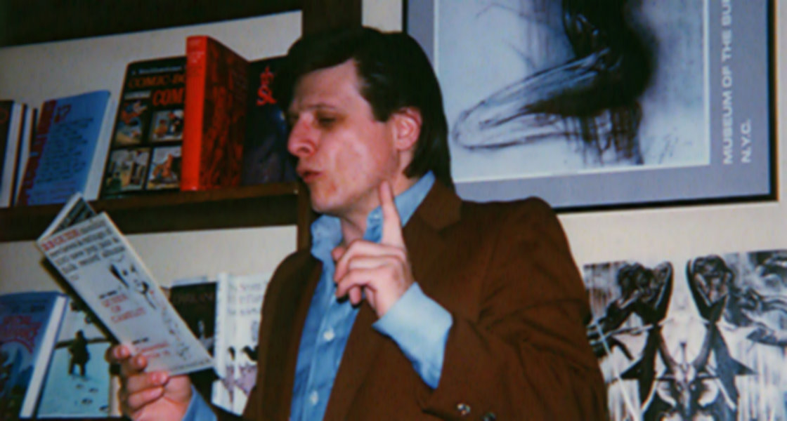 Harlan Ellison från en läsning på D.V. Foto: Pip R Lagenta
