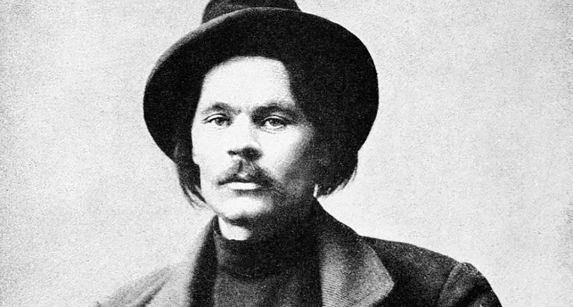 Maxim Gorkij kring sekelskiftet 1900. Bild: Wikimedia commons