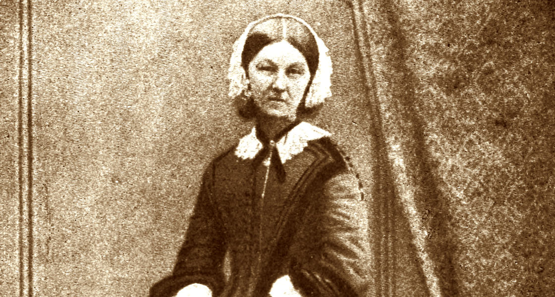 Florence Nightingale (beskuren). Foto: Goodwin
