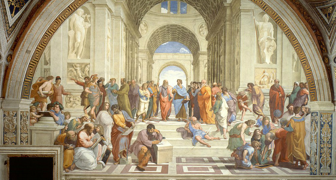 The School of Athens av Raffaello Sanzio da Urbino