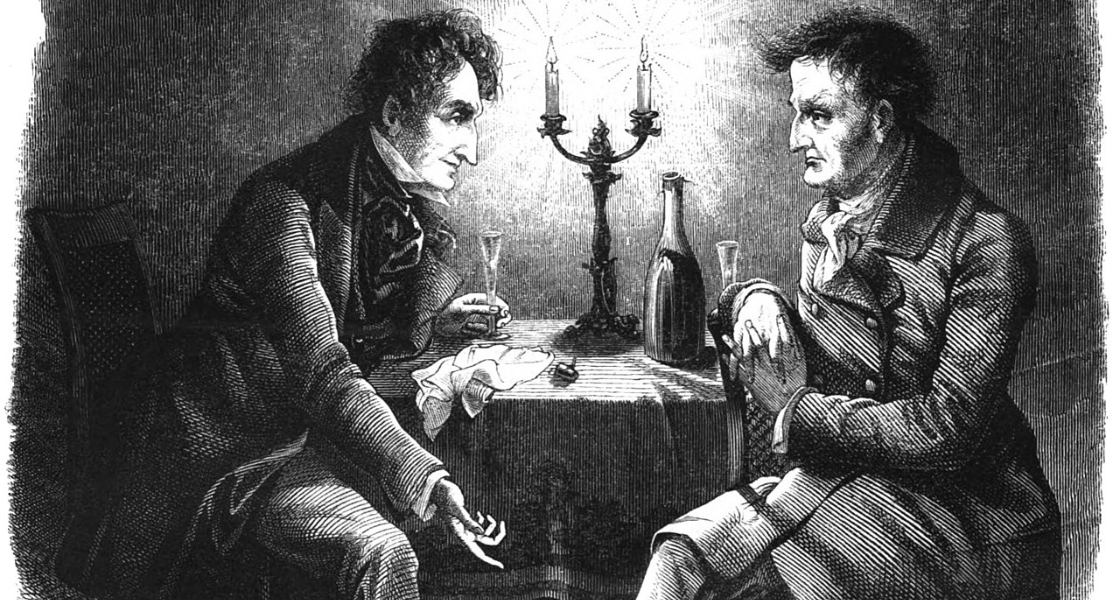 Ludwig Devrient och E. T. A. Hoffmann, omslag till 