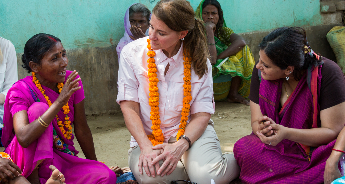 Besök i Kothwa Village, Danapur, Indien. Foto: Bill & Melinda Gates Foundation, Prashant Panjiar
